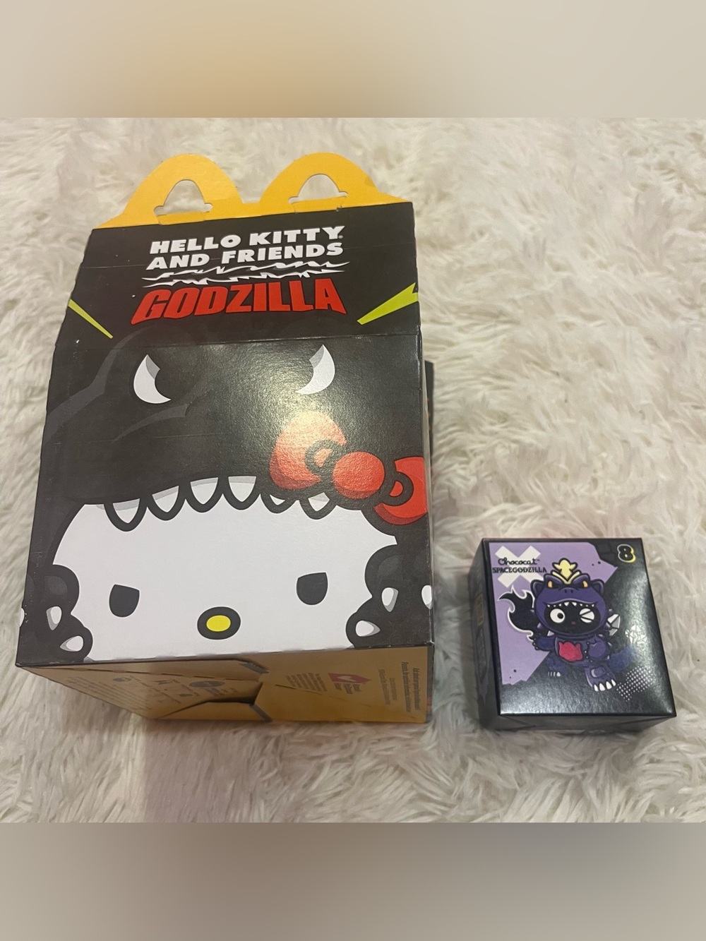 Hello Kitty x Godzilla McDonald’s Toy #8 Chococat space godzilla
